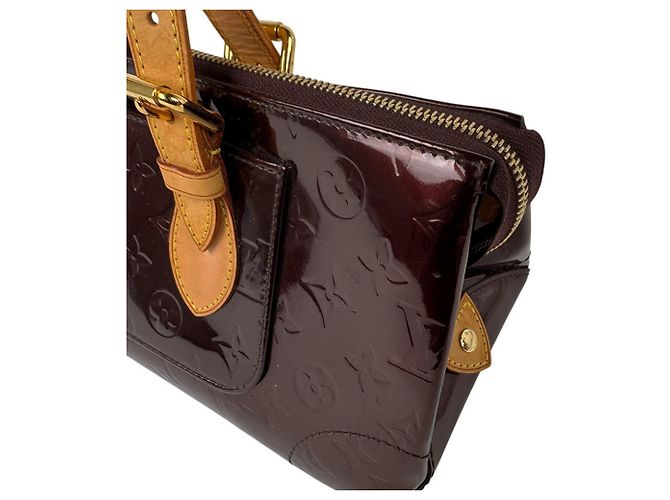 Borsa Louis Vuitton Monogram Vernis in Amarante - vista 6