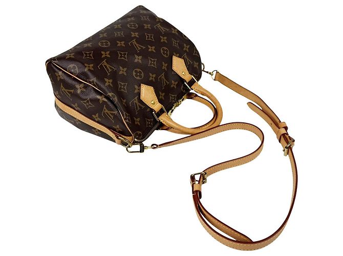 Borsa Louis Vuitton Monogram Speedy Bandoulière 25 - vista 11