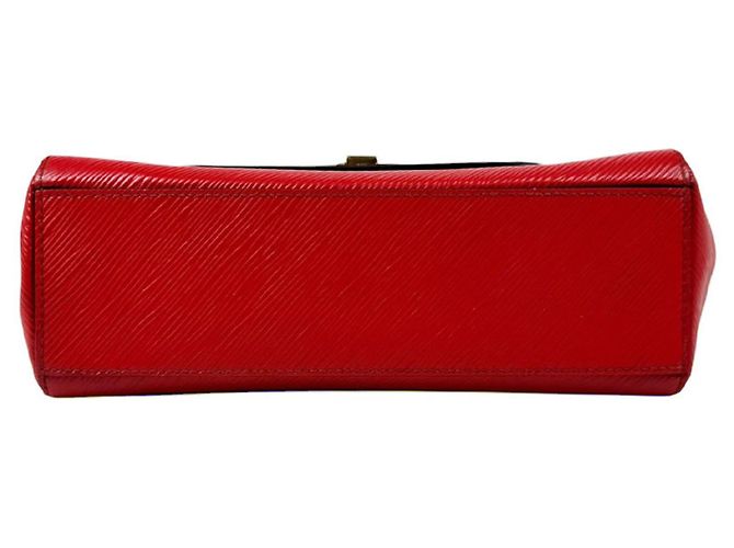 Borsa a mano Louis Vuitton in pelle Epi rossa - vista 4