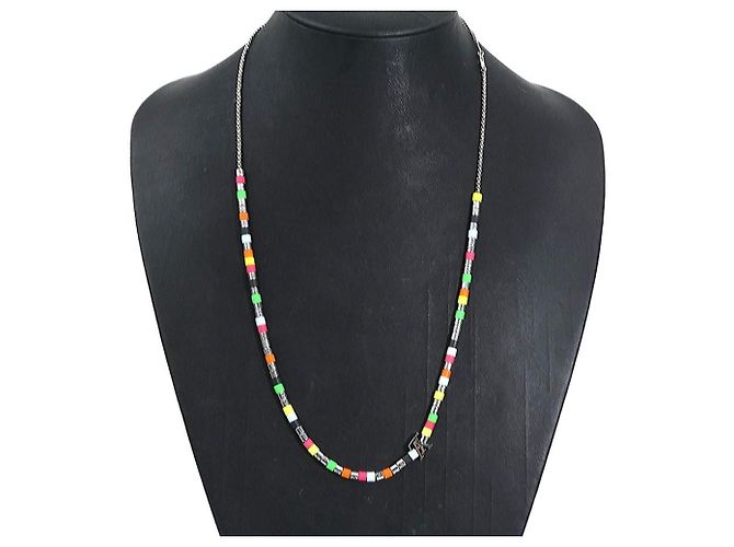 Collana in metallo multicolore Louis Vuitton - vista 9