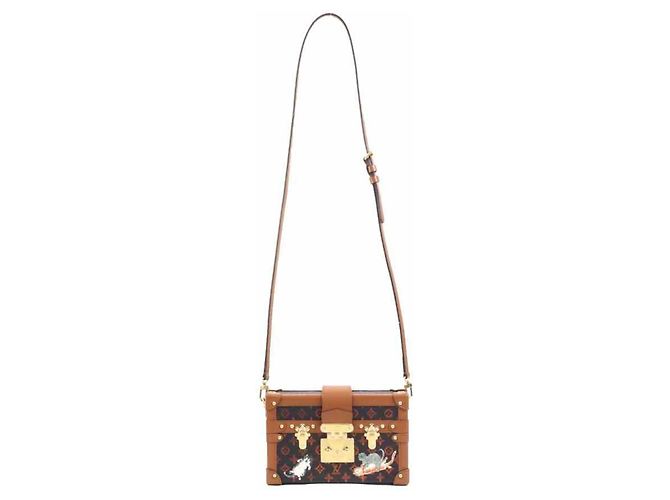 Borsa a tracolla Louis Vuitton Petite Malle NM Catgram - vista 15
