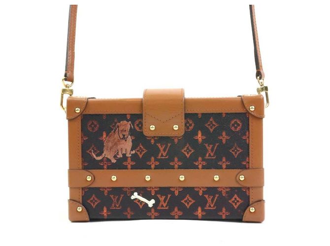 Borsa a tracolla Louis Vuitton Petite Malle NM Catgram - vista 3