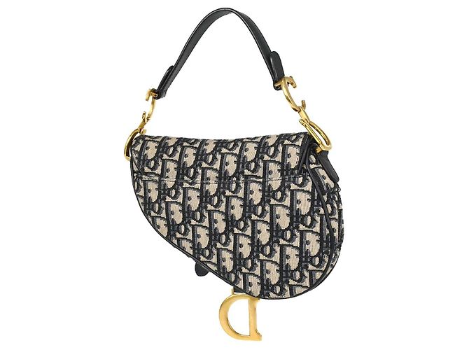 Christian Dior Saddle Oblique Canvas Small - vista 2