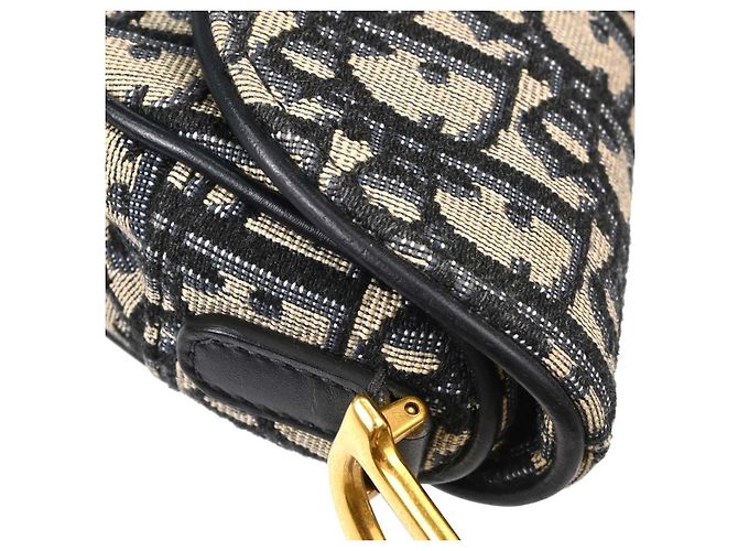 Christian Dior Saddle Oblique Canvas Small - vista 6