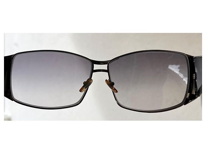 Versace Gafas de sol de metal y plástico gris - vista 2