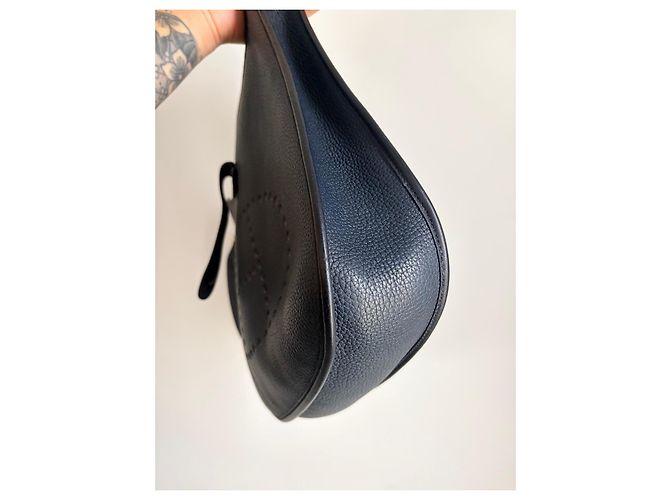 Evelyne Borsa Hermès Évelyne GM Bleu Marine - vista 10