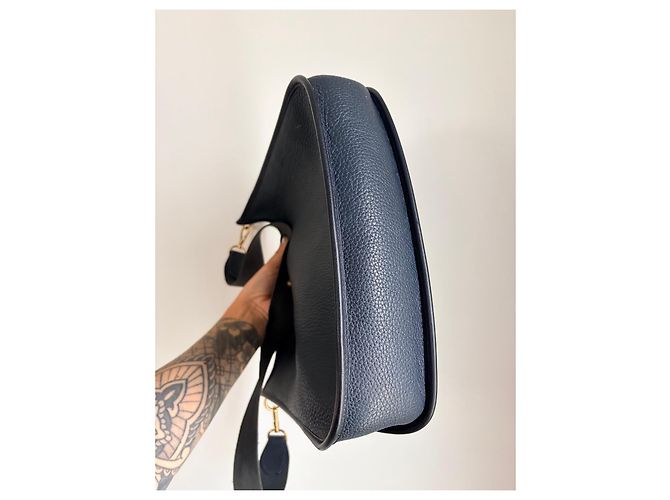 Evelyne Borsa Hermès Évelyne GM Bleu Marine - vista 12