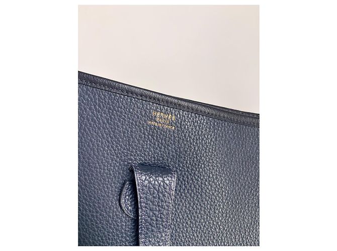 Evelyne Borsa Hermès Évelyne GM Bleu Marine - vista 15