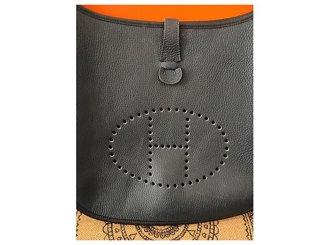 Evelyne Borsa Hermès Évelyne GM Bleu Marine - vista 3