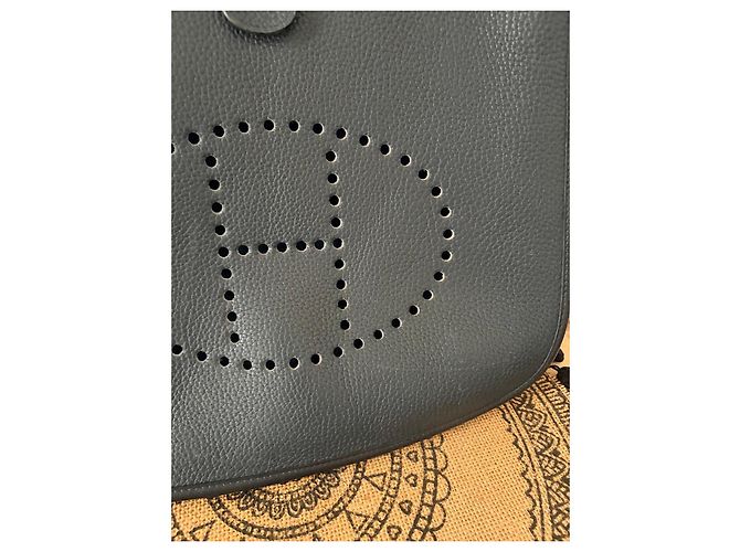 Evelyne Borsa Hermès Évelyne GM Bleu Marine - vista 4