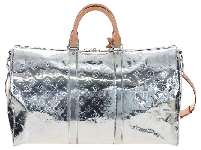Louis Vuitton Keepall Bandouliere Monogram Mirror Coated Canvas 25 - vista 2