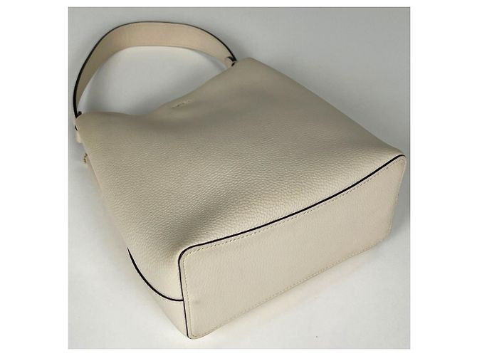 Borsa a mano in pelle 2WAY Coach in White - vista 2
