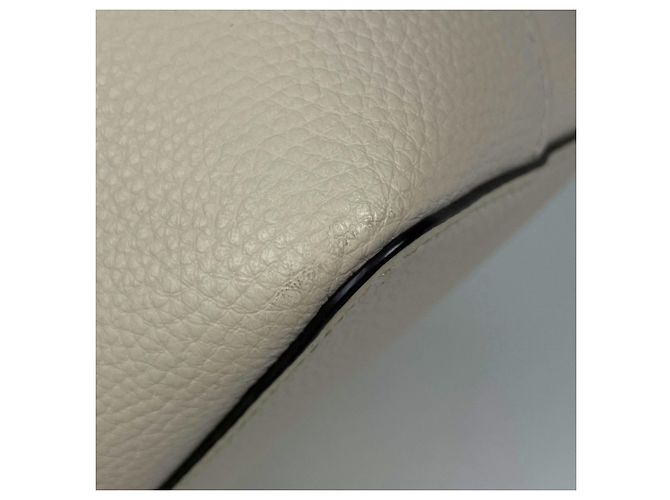 Borsa a mano in pelle 2WAY Coach in White - vista 3