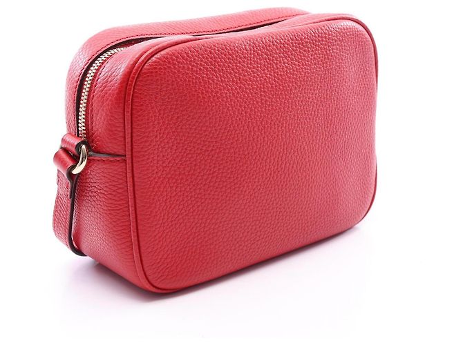 Gucci Soho Disco Bag aus rotem Leder - Ansicht 2