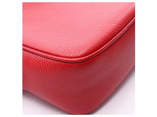 Gucci Soho Disco Bag aus rotem Leder - Ansicht 8