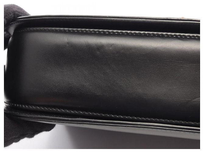 Borsa Gucci Bamboo in pelle nera - vista 11