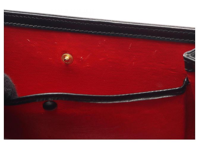 Borsa Gucci Bamboo in pelle nera - vista 5