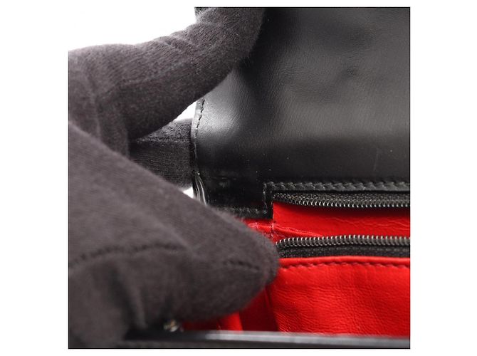 Borsa Gucci Bamboo in pelle nera - vista 6