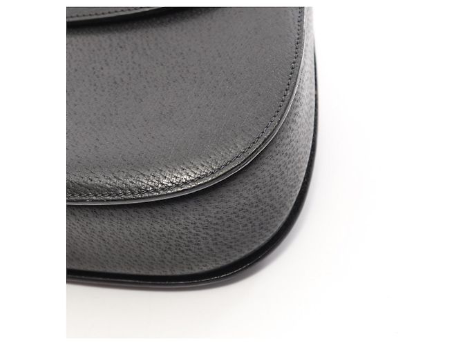 Borsa Gucci Bamboo in pelle nera - vista 12