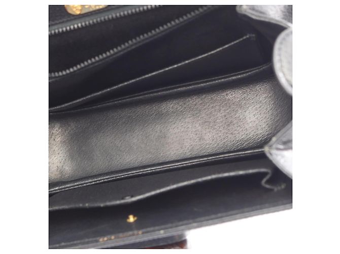 Borsa Gucci Bamboo in pelle nera - vista 15