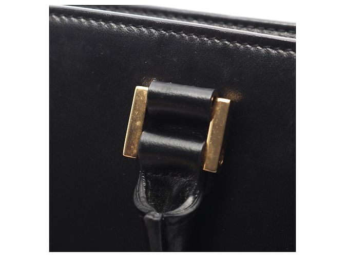 Borsa a mano in pelle nera Yves Saint Laurent - vista 10