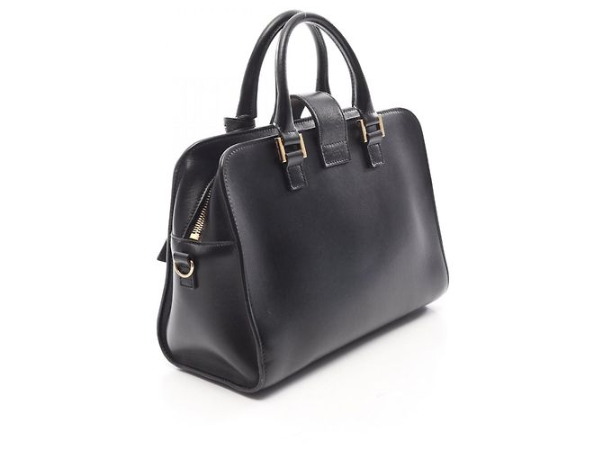 Borsa a mano in pelle nera Yves Saint Laurent - vista 2