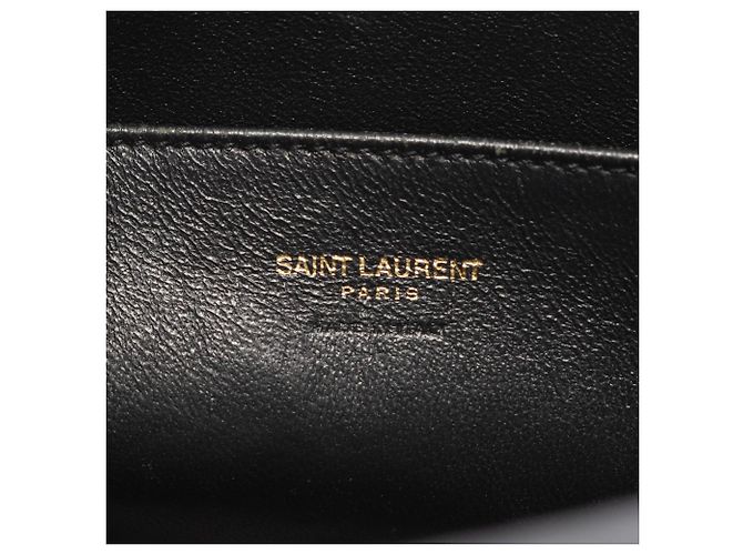 Borsa a mano in pelle nera Yves Saint Laurent - vista 4