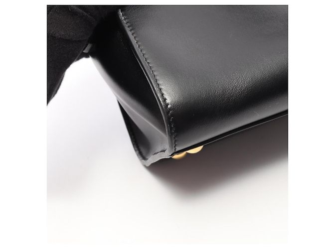 Borsa a mano in pelle nera Yves Saint Laurent - vista 6