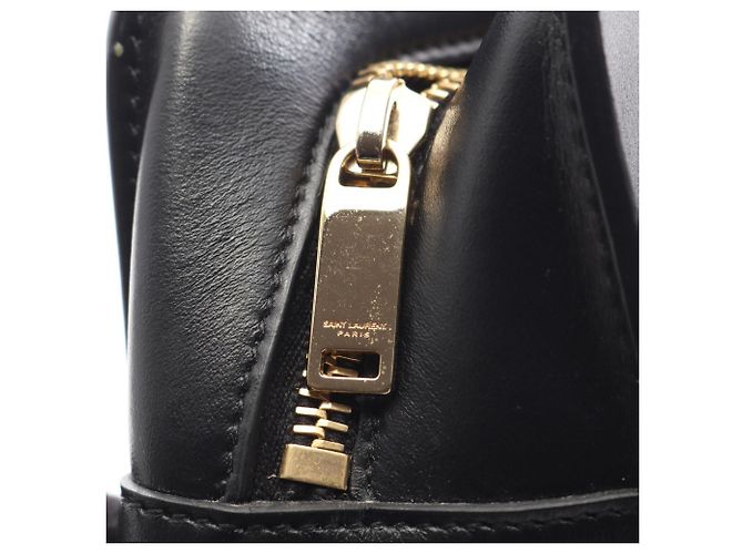 Borsa a mano in pelle nera Yves Saint Laurent - vista 9