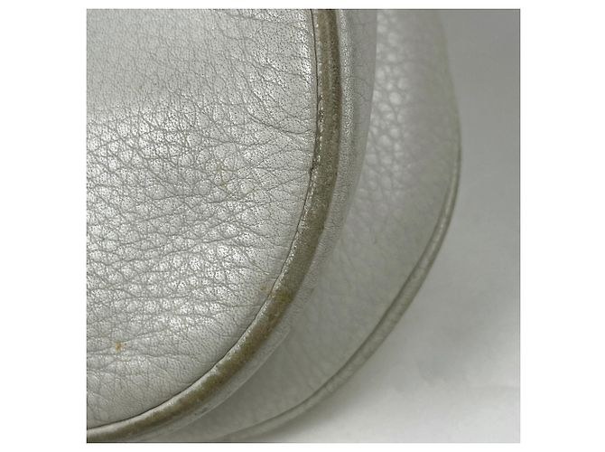 Borsa a tracolla Saddle Christian Dior in pelle bianca - vista 3