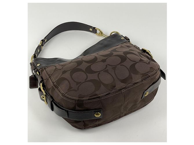 Borsa a tracolla Coach Signature Brown - vista 2