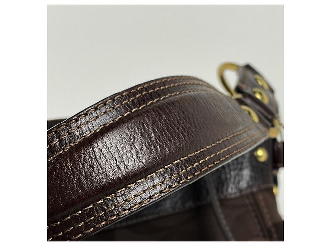 Borsa a tracolla Coach Signature Brown - vista 5
