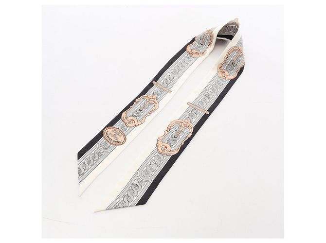 Hermès Pañuelo de seda Hermes Twilly BRIDE DE COUR - vista 2