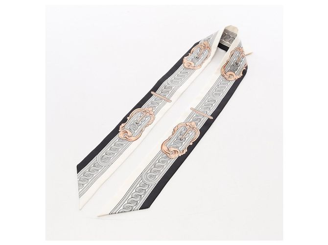 Hermès Pañuelo de seda Hermes Twilly BRIDE DE COUR - vista 3