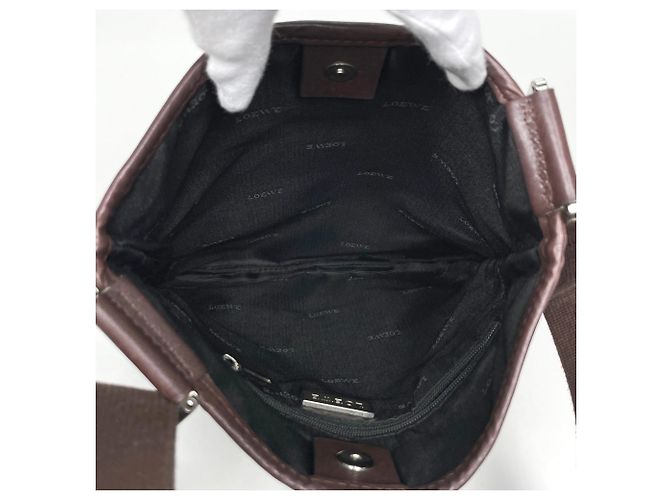 Borsa a tracolla in pelle Anagram Loewe - vista 6