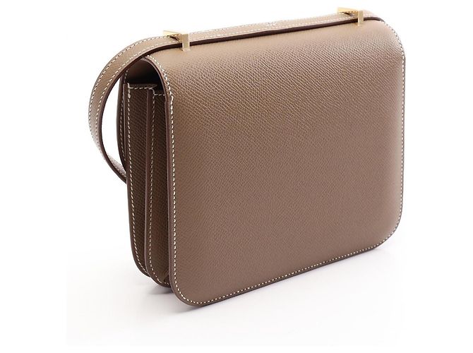 Hermès Borsa a tracolla Hermes Constance 3 Mini Etoupe - vista 2