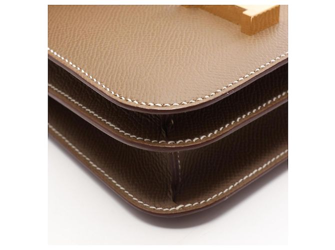 Hermès Borsa a tracolla Hermes Constance 3 Mini Etoupe - vista 6