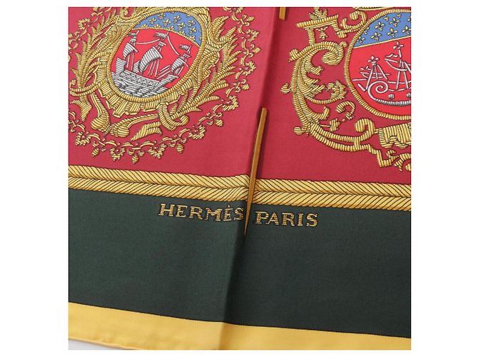 Hermès Foulard Hermes Carre 90 Les Armes de Paris - vista 6