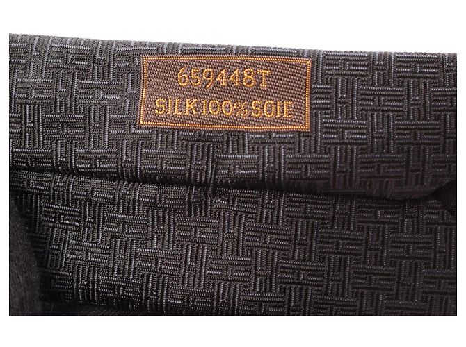 Hermès Hermes Black Silk Cravat - view 5