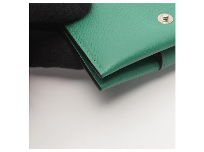 Hermès Tarjetero Hermes R.M.S Vert Vertigo Jaune Naple - vista 6
