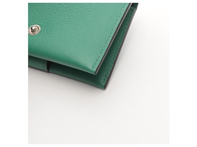 Hermès Tarjetero Hermes R.M.S Vert Vertigo Jaune Naple - vista 7