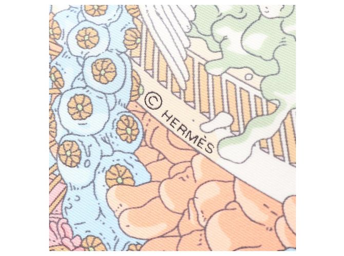 Hermès Hermes Carre 70 Ex-Libris Atlantis Schal - Ansicht 2
