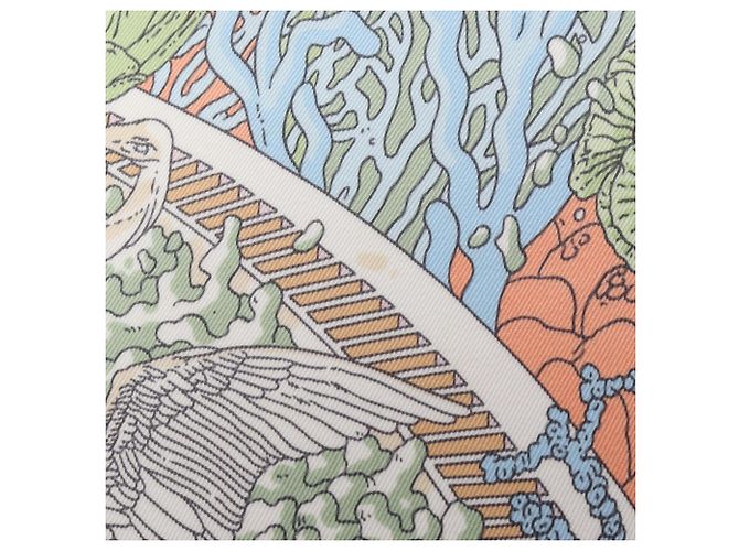 Hermès Hermes Carre 70 Ex-Libris Atlantis Schal - Ansicht 4