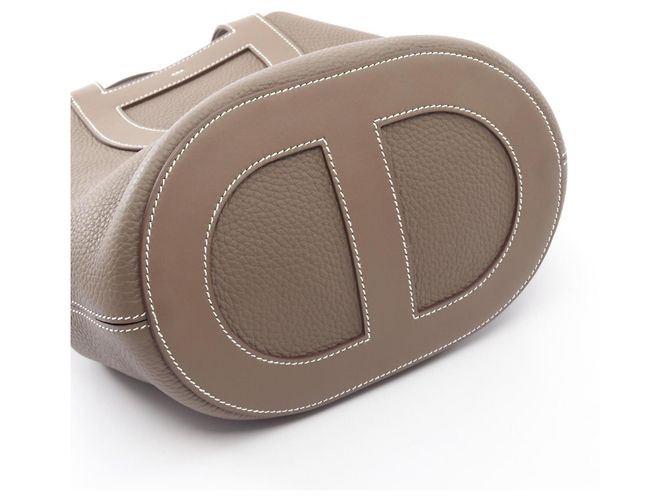 Hermès Borsa Hermes In the Loop 23 in Etoupe Gray - vista 10