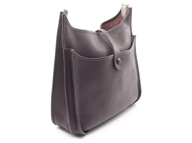 Hermès Borsa a tracolla Hermes Evelyne 3 Trois GM Raisin - vista 2