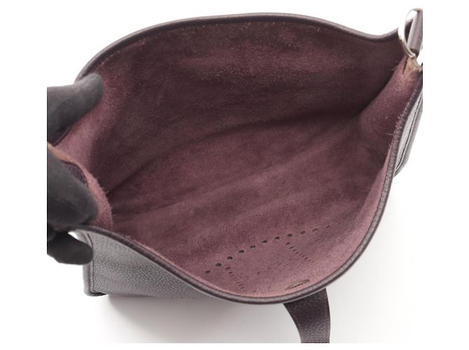 Hermès Borsa a tracolla Hermes Evelyne 3 Trois GM Raisin - vista 3