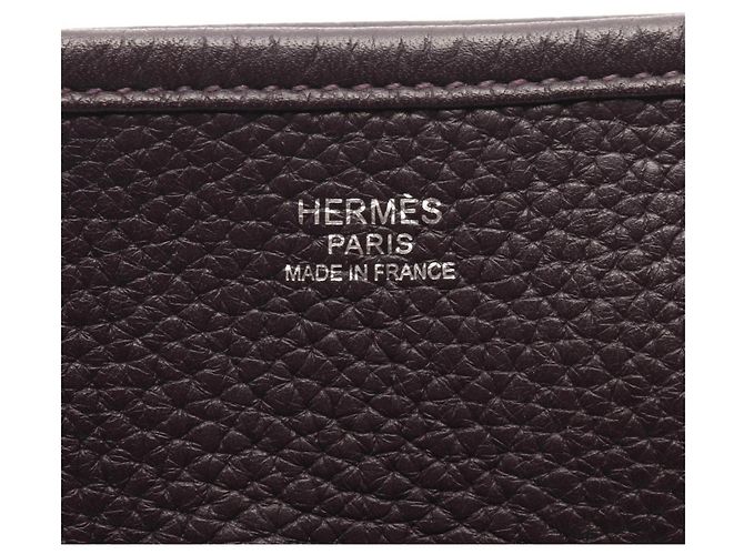 Hermès Borsa a tracolla Hermes Evelyne 3 Trois GM Raisin - vista 4