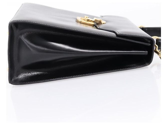 Gucci Vintage Lady Lock Top Handle Leather Medium - vue 3