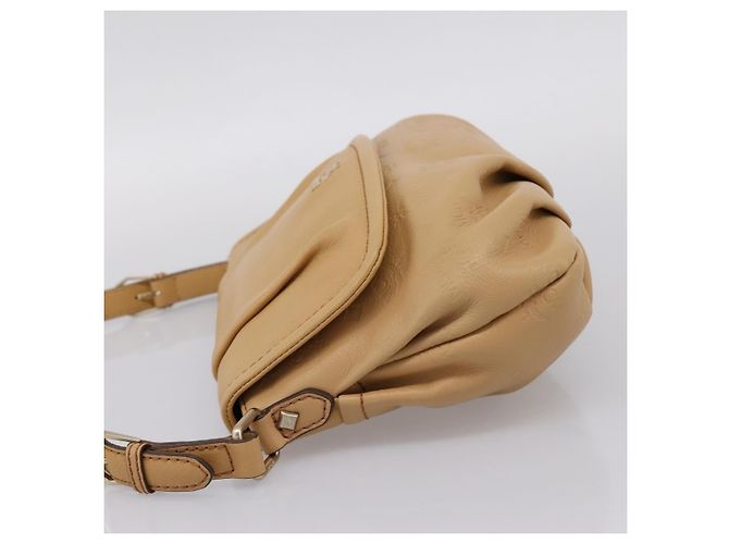 MCM Visetos Leder Handtasche Beige - Ansicht 3