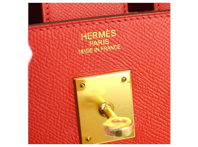 Hermès Hermes Birkin Red Epsom with Gold Hardware 40 - view 4